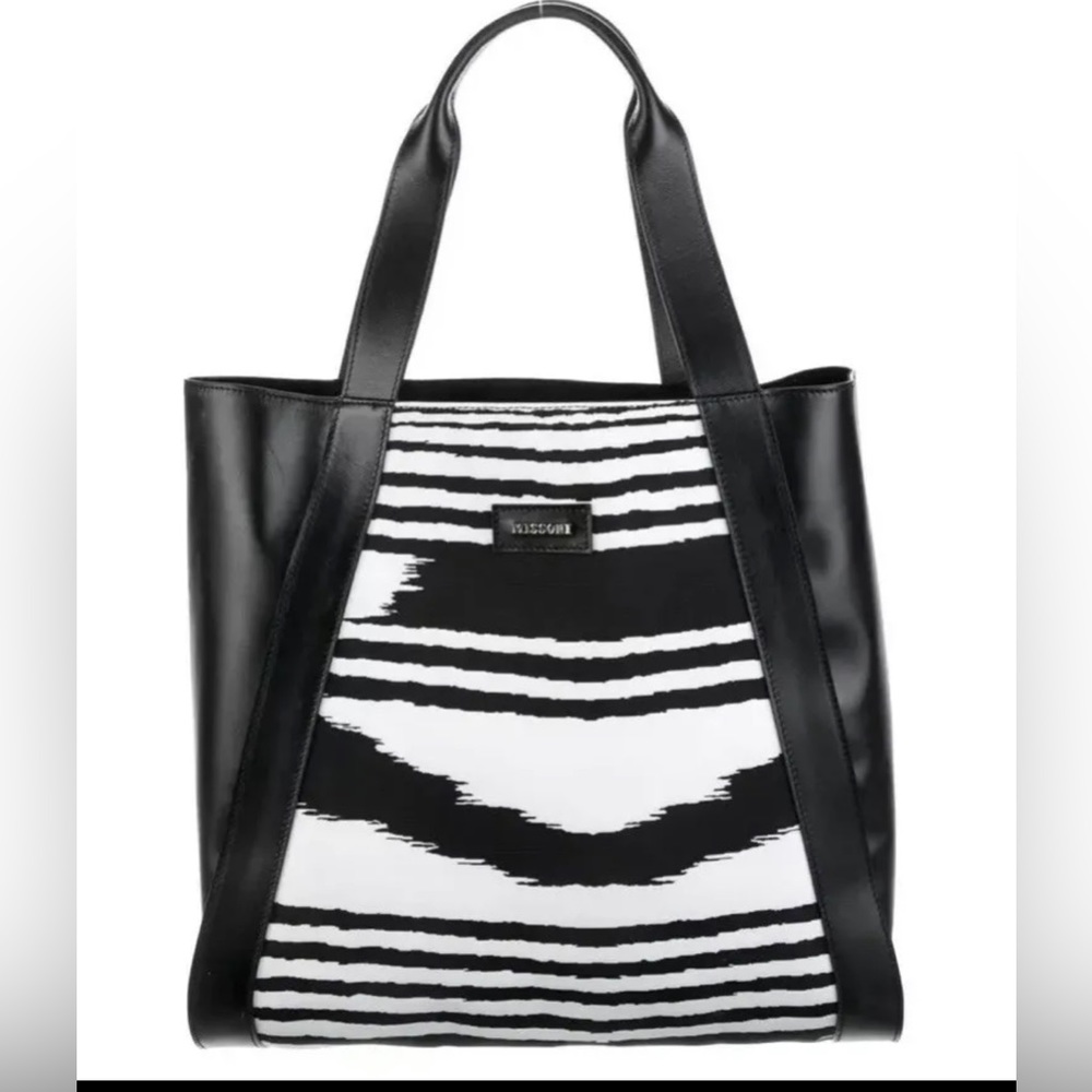 Missoni black Shopping Bag Tote. Retail  Price $650. Brand New With A Tag